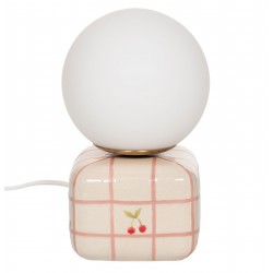 Lampa Stołowa Retro Czereśnie