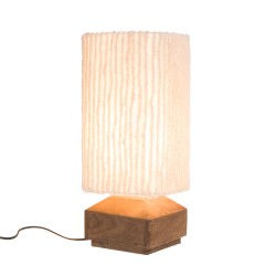 Drewniana Lampa Stołowa A