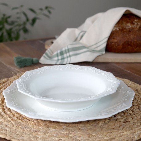 Talerz Głęboki Prowansalski Provence Chic