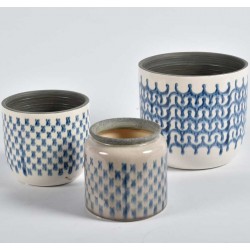 Biała Osłonka Wazonik Belldeco Wenecja B