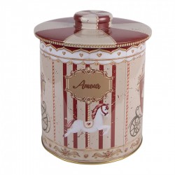 Metalowa Puszka Karuzela Clayre & Eef