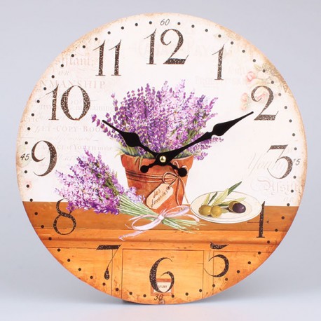 Zegar z Lawendą 16