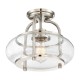 Lampa Wisząca Hamptons Trilogy Srebrna C