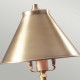 Lampa biurkowa Provence - 1 źródło światła - Postarzany mosiądz