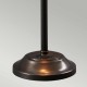 Lampa biurkowa Provence - 1 źródło światła - Postarzany brąz