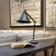 Mała lampa stołowa Provence Element - 1 źródło światła - Ciemnoszary, postarzany mosiądz
