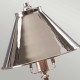 Lampa biurkowa Provence - 1 źródło światła - Polerowany nikiel