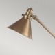 Lampa stołowa Provence - 1 źródło światła - Postarzany mosiądz