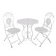 Meble Ogrodowe Prowansalskie Stolik z Krzesłami 21 Clayre & Eef