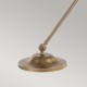 Lampa stołowa Provence - 1 źródło światła - Postarzany mosiądz