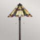 Lampa podłogowa Inglenook - 2 źródła światła - Ciemnobrązowy