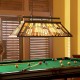 Lampa wyspowa Inglenook - 3 źródła światła - Ciemnobrązowy