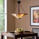 Lampa wisząca Inglenook - 3 źródła światła - Ciemnobrązowy - Wersja B
