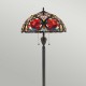 Lampa podłogowa Larissa - 2 źródła światła - Vintage brąz