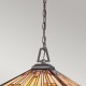 Lampa wisząca Stephen - 3 źródła światła - Vintage brąz