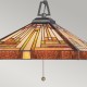Lampa wisząca Stephen - 3 źródła światła - Vintage brąz