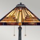 Lampa stołowa Stephen - 2 źródła światła - Vintage brąz