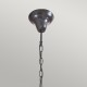 Lampa wisząca Kami - 3 źródła światła - Vintage brąz