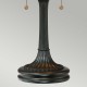 Lampa stołowa Larissa - 2 źródła światła - Vintage brąz