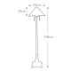 Lampa podłogowa Inglenook - 2 źródła światła - Ciemnobrązowy