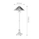 Lampa podłogowa Maybeck - 2 źródła światła - Ciemnobrązowy