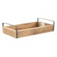 Drewniane Tace w Stylu Farmhouse 3szt. C Clayre & Eef