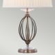 Lampa stołowa Aegean - 1 źródło światła - Postarzany mosiądz
