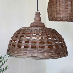 Rattanowa Lampa Sufitowa Chic Antique A