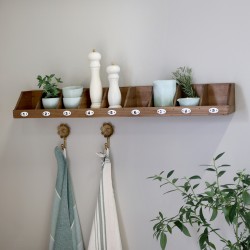 Drewniana Półka z Przegródkami Chic Antique