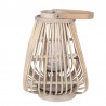 Rattanowy Lampion Beżowy B Clayre & Eef