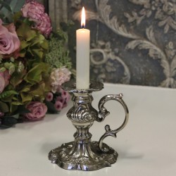 Świecznik Silver Chic z Uchwytem