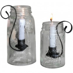 Świecznik w Słoiku Vintage Chic 1