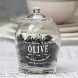 Pojemnik Szklany Z Łyżeczką Chic Antique