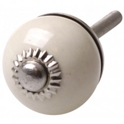 Kremowa Gałka Meblowa Chic Antique