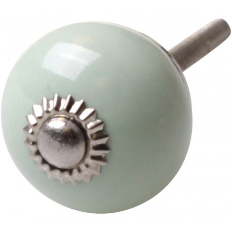 Miętowa Gałka Meblowa Chic Antique