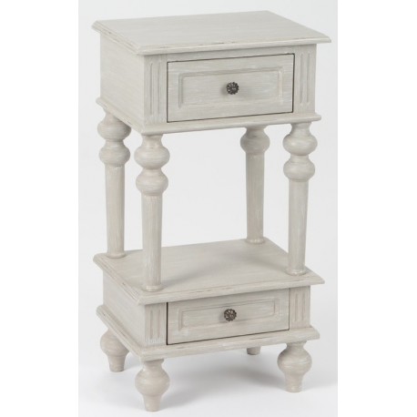 Szary Stolik Prowansalski Wysoki Polli