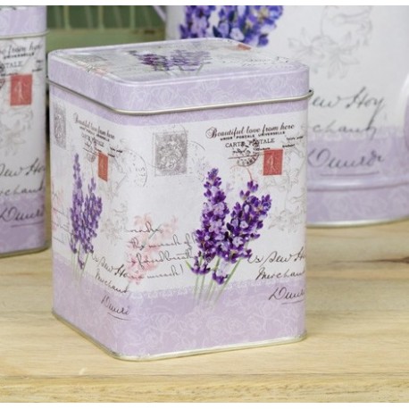 Metalowe Pojemniki z Lawendą B