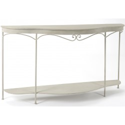 Metalowa Konsola Szara Terra