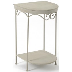 Metalowy Stolik Szary Terra