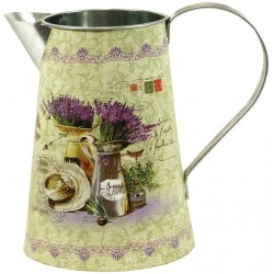 Metalowy Dzban z Lawendą 2