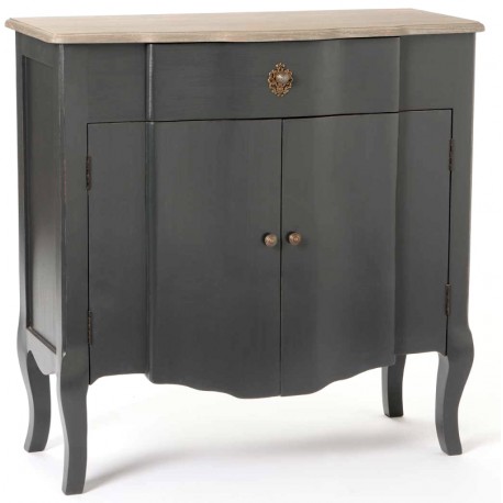 Komoda Prowansalska Czarna Lamani