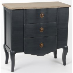 Grafitowa Komoda Lamani