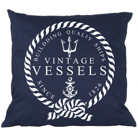 Poduszki w Stylu Marynistycznym Granatowe 3
