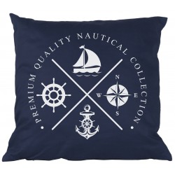 Poduszki w Stylu Marynistycznym Granatowe 3