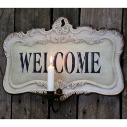 Świecznik Ścienny Welcome