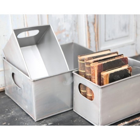 Metalowe Pojemniki 3szt.