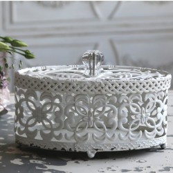 Metalowy Pojemnik White Chic