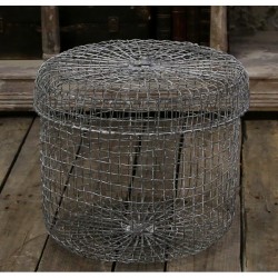 Metalowy Kosz z Przykrywką