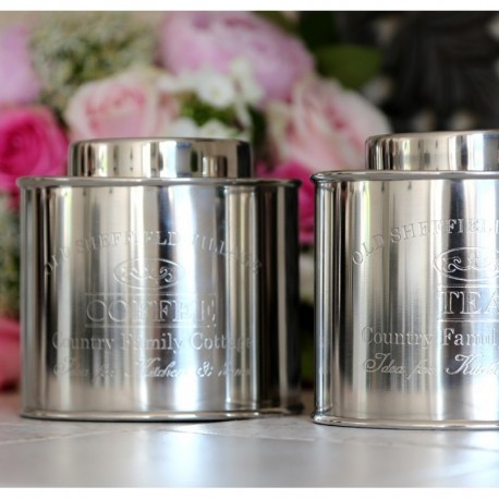 Puszka Na Kawę Srebrna