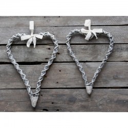 Zawieszka Serce z Kokardką Chic Antique 1